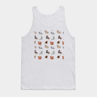 American Animal Pattern Tank Top